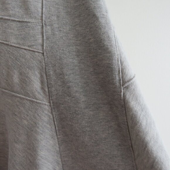 ANTHROPOLOGIE DAILY PRACTICE Seamed Midi Skirt in Gray Jersey Casual Comfy Sz S - Picture 9 of 13